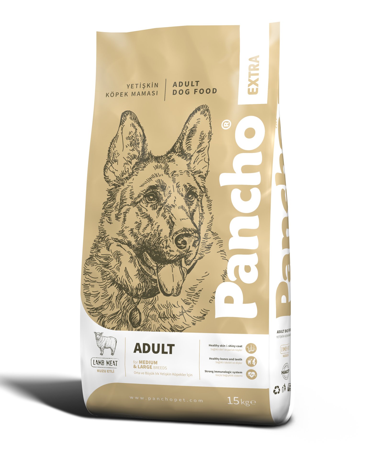 Pancho Adult Dry Dog Food 15 KG