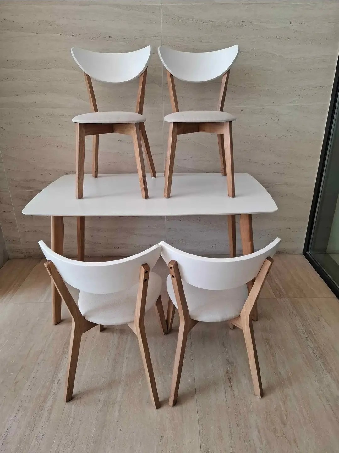 Dining table with 4 chairs