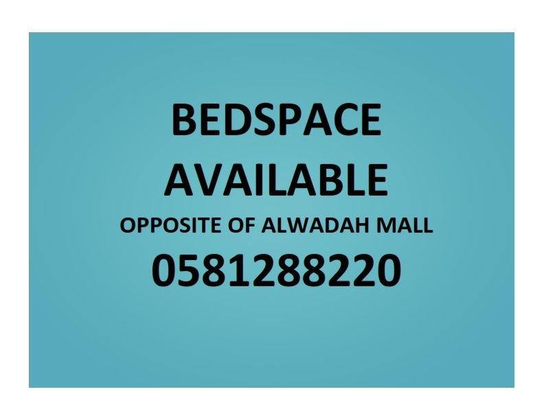 Bedspace near Al Wahda Abu Dhabi