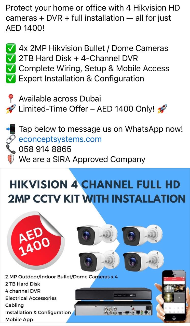 Security Cameras Installation